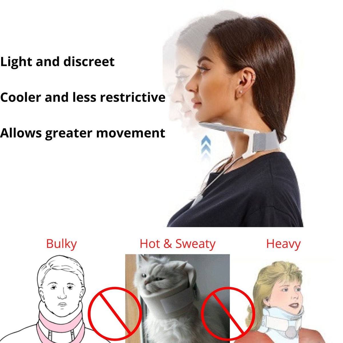 Neck Brace with/without Graphene Heating Pad