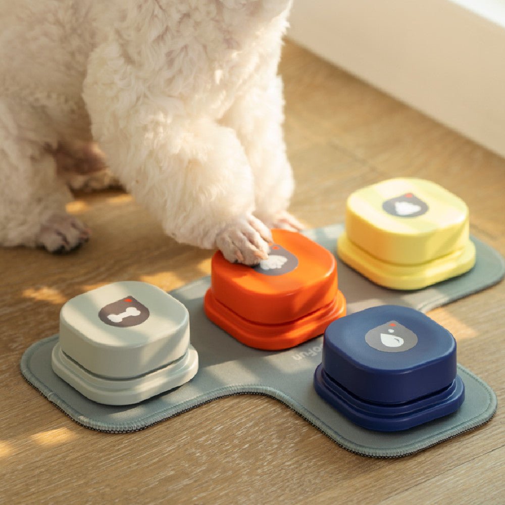 4-colors-pet-communication-button-vocal-training-interactive-toy-bell-ringer-with-pad-and-sticker