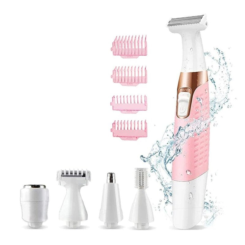 5-in-1 Women's Body Hair Remover – Smooth Skin, Head to Toe