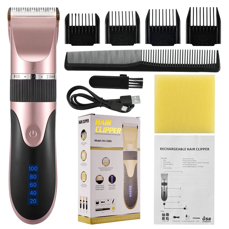 PrecisionPro Hair Clipper & Beard Trimmer – Professional Grooming at Home