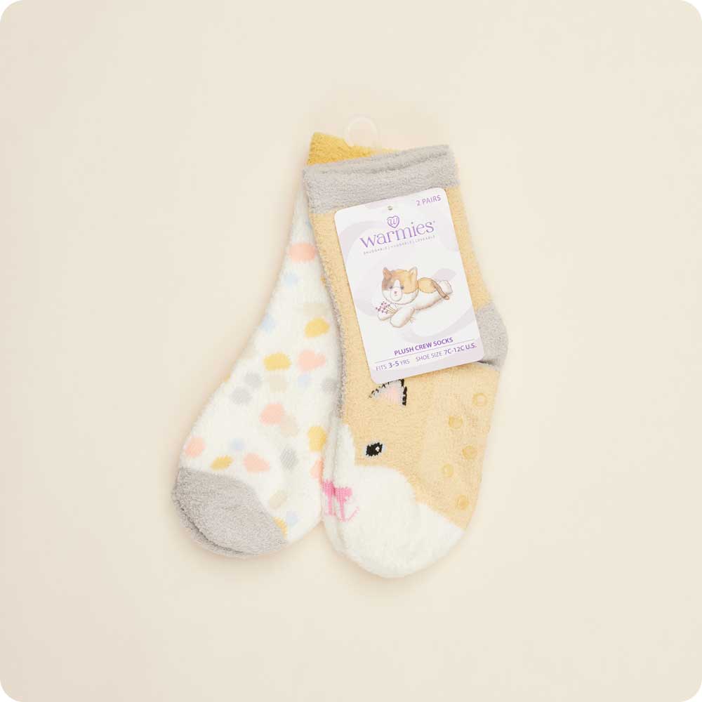 calico-cat-plush-crew-grip-socks