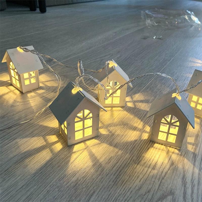 fairy-wood-house-lights-christmas-village-houses-string-lights