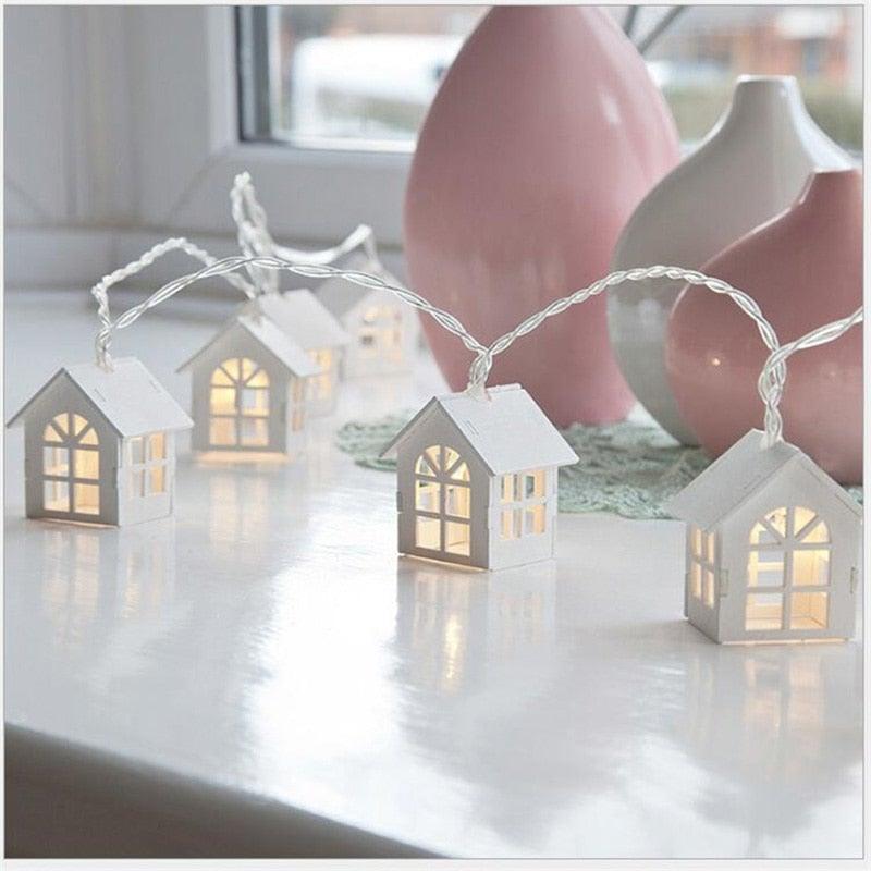 fairy-wood-house-lights-christmas-village-houses-string-lights