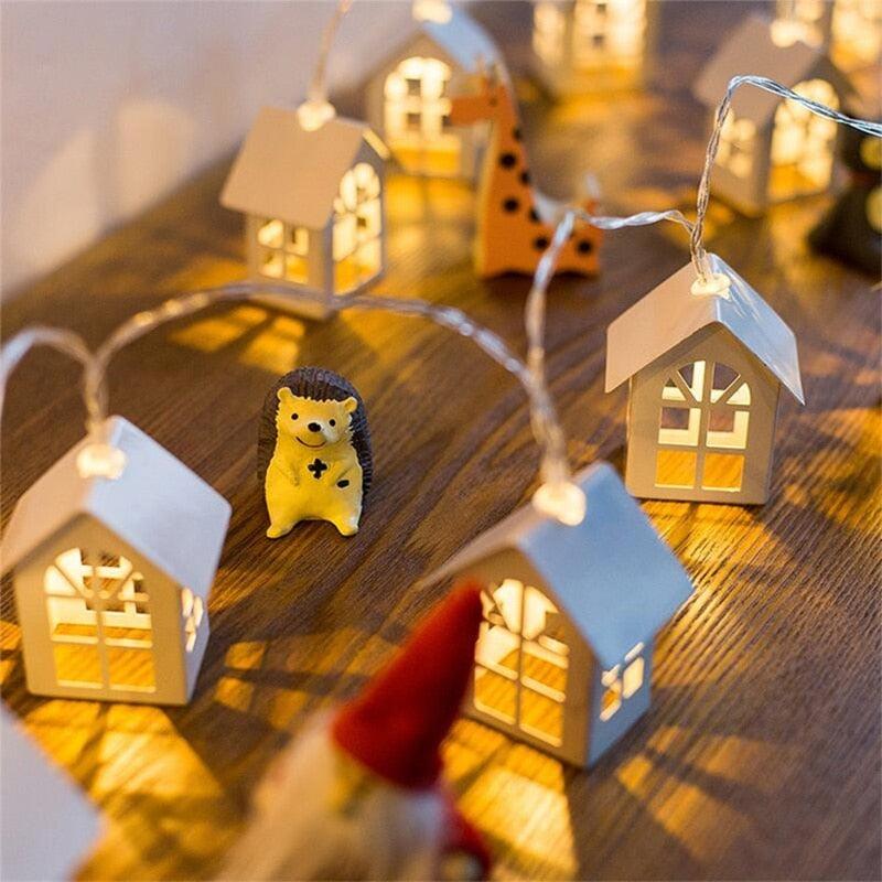 fairy-wood-house-lights-christmas-village-houses-string-lights