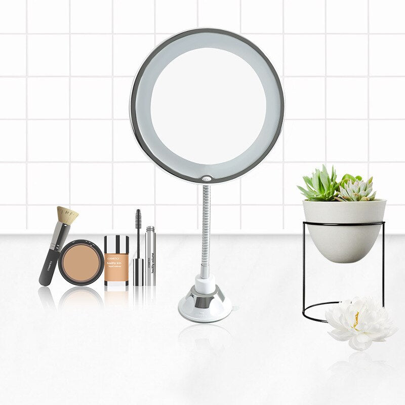 flexible-gooseneck-makeup-mirror-10x-magnifying-vanity-mirror-with-suction-cup-360-degree-swivel-daylight-battery-operated-cordless-travel-mirror