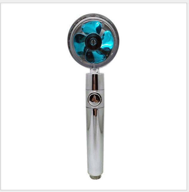 high-pressure-showerhead-hand-held-with-fan-built-in-filter-turbo-propeller