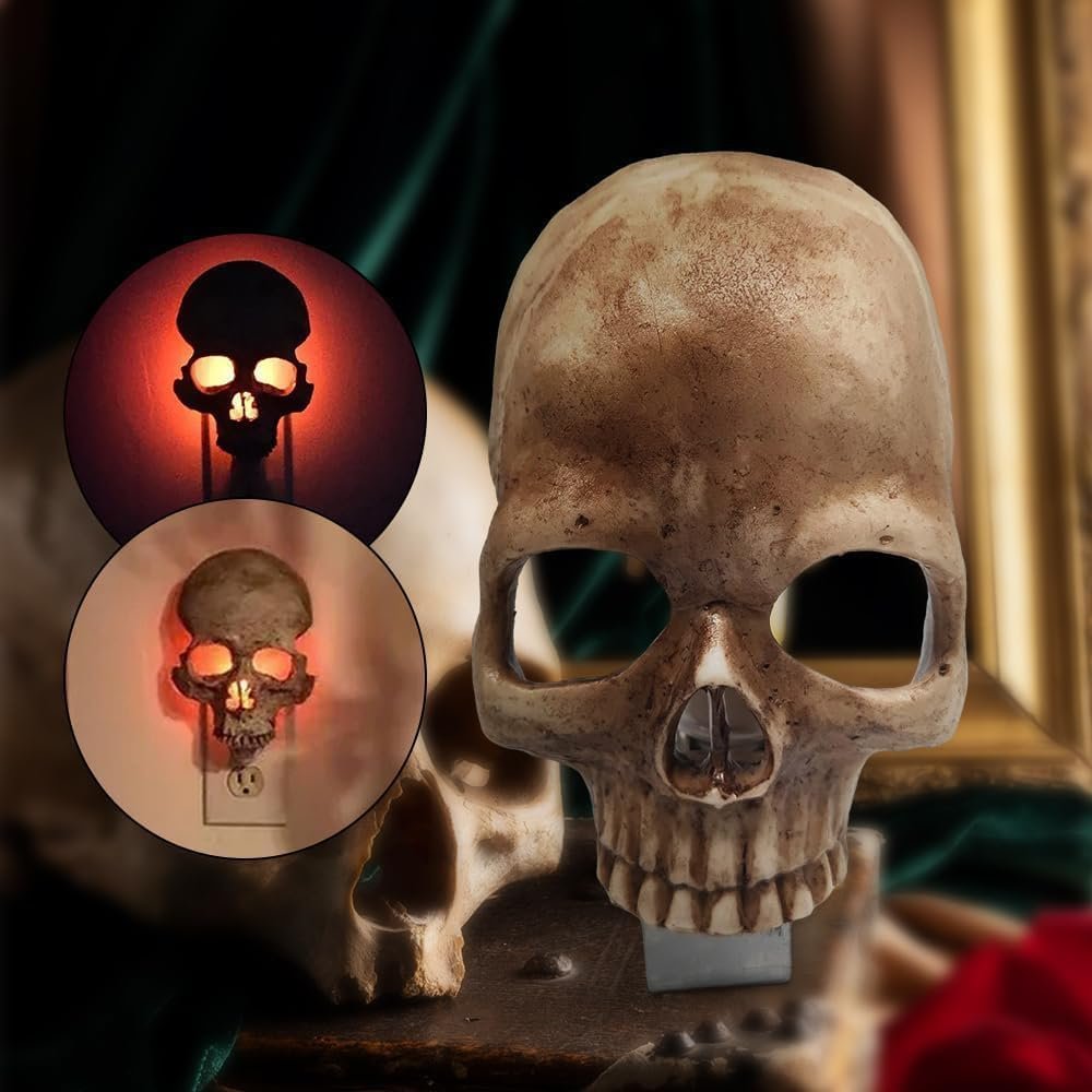 human-skull-light-gothic-skeleton-skull-plug-into-wall-night-light