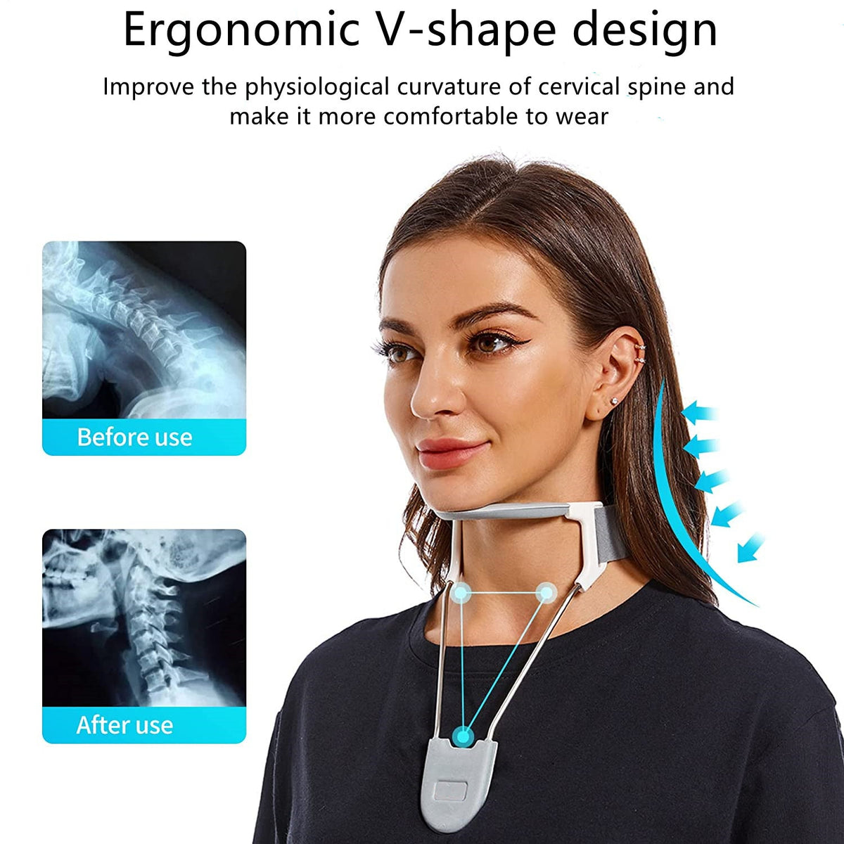 Neck Brace with/without Graphene Heating Pad