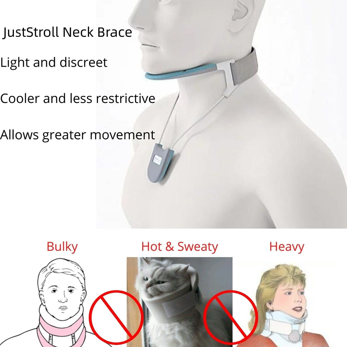 Neck Brace with/without Graphene Heating Pad