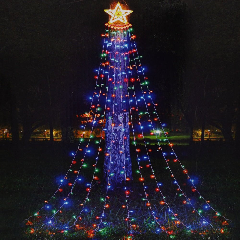 led-five-pointed-star-waterfall-mountable-christmas-tree-light-for-yard-outdoor-deco