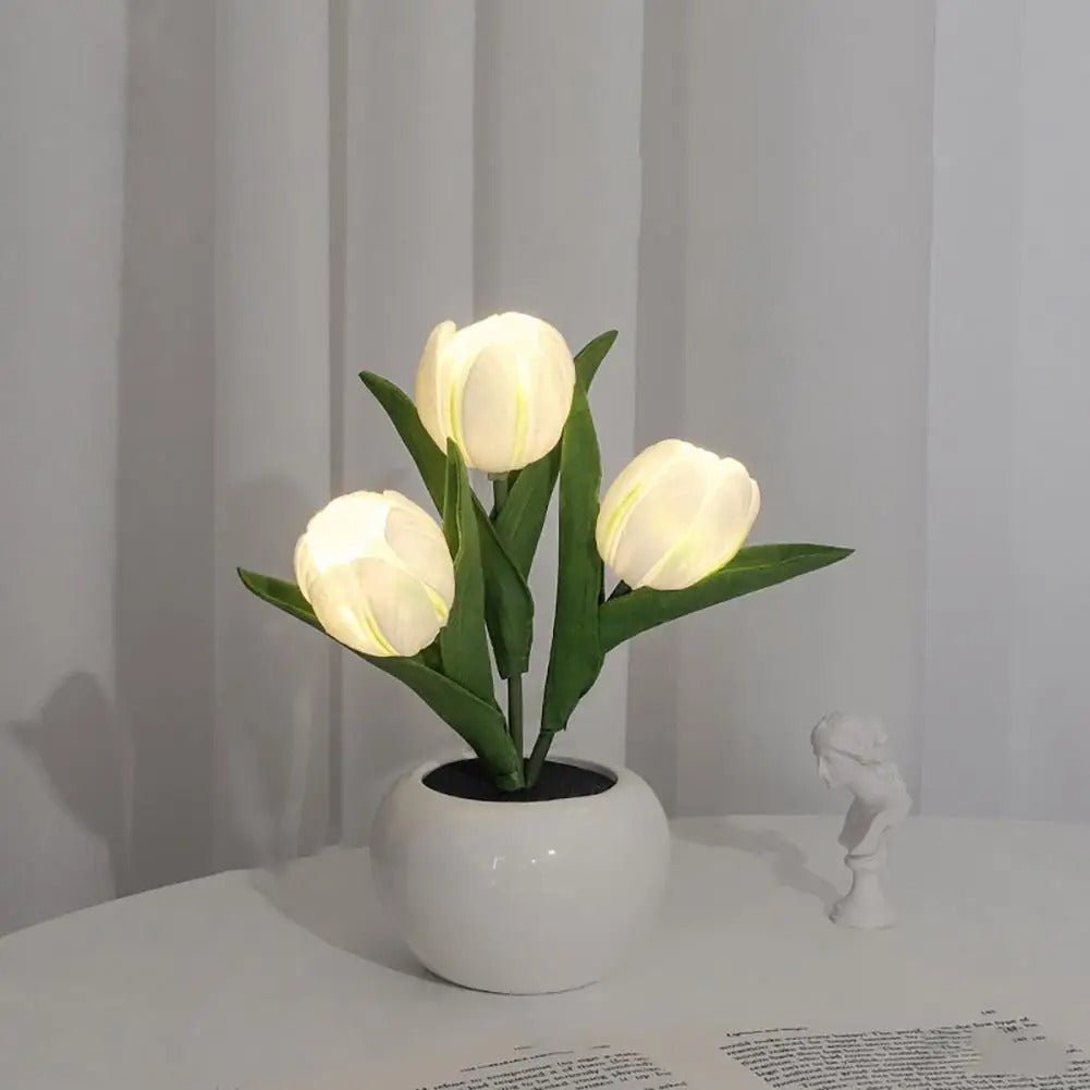 led-tulip-night-light-table-lamp-desk-lamp-led-simulation-tulip-night-light-with-vase