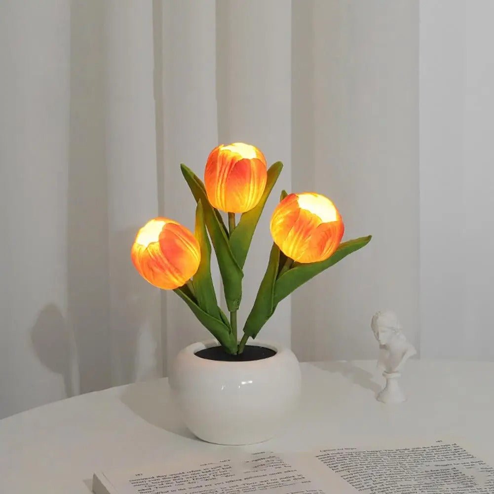 led-tulip-night-light-table-lamp-desk-lamp-led-simulation-tulip-night-light-with-vase