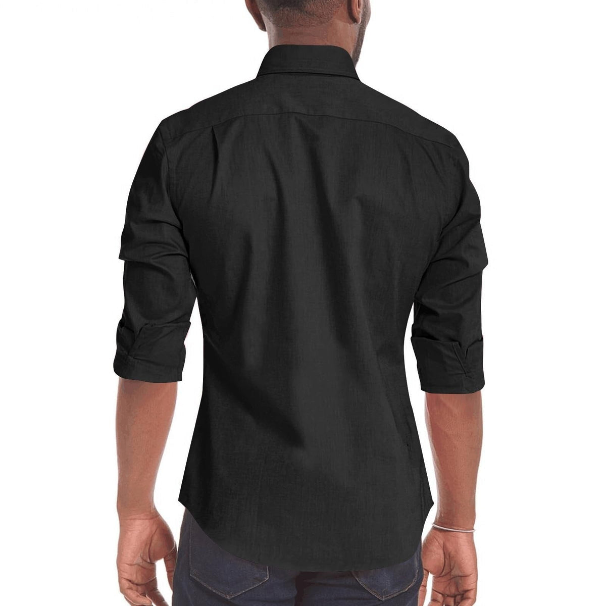 oxford-stretch-zip-shirt-no-iron-wrinkle-free-casual-button-down-long-sleeve