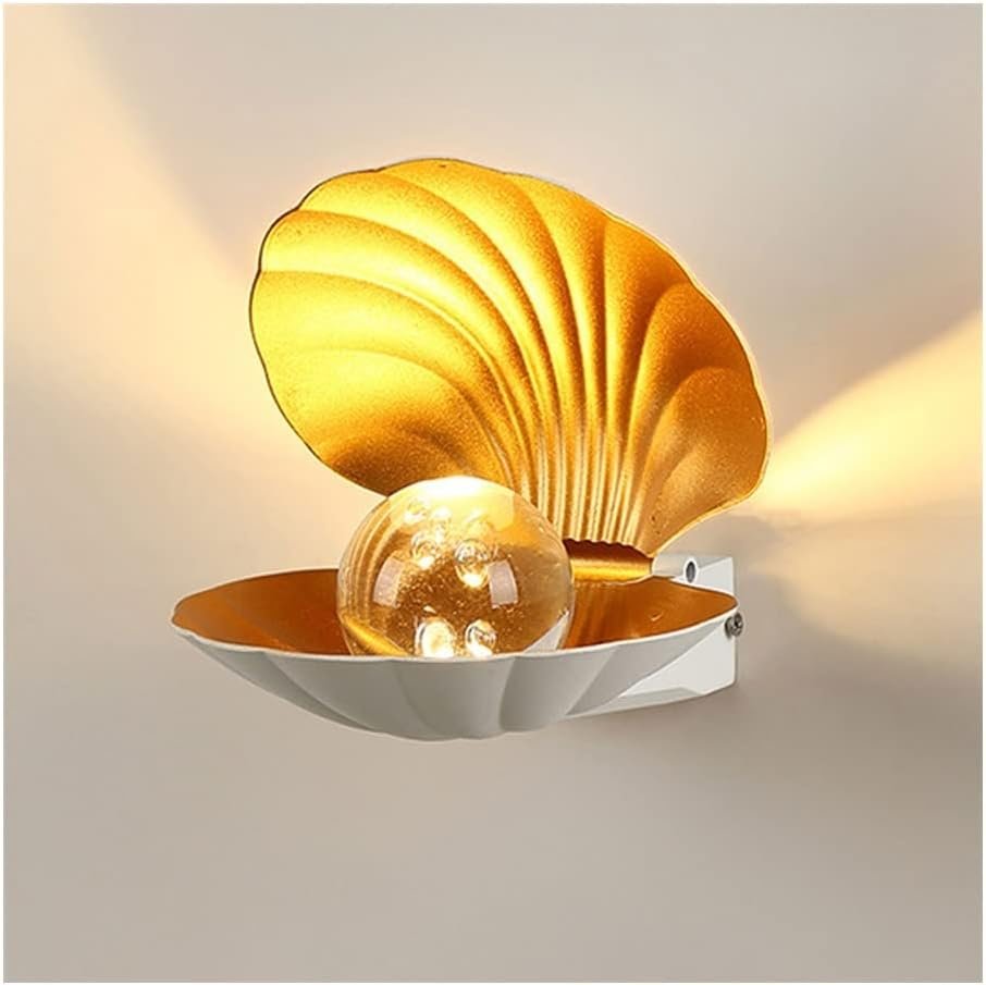 seashell-wall-lamp-creative-exterior-wall-light-fixture-led-clam-shell-pearl-lights