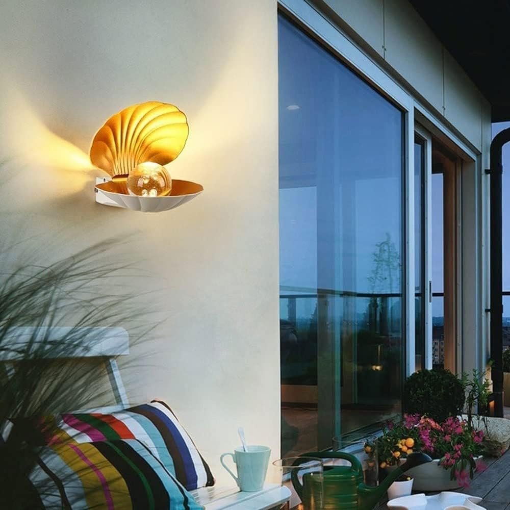 seashell-wall-lamp-creative-exterior-wall-light-fixture-led-clam-shell-pearl-lights