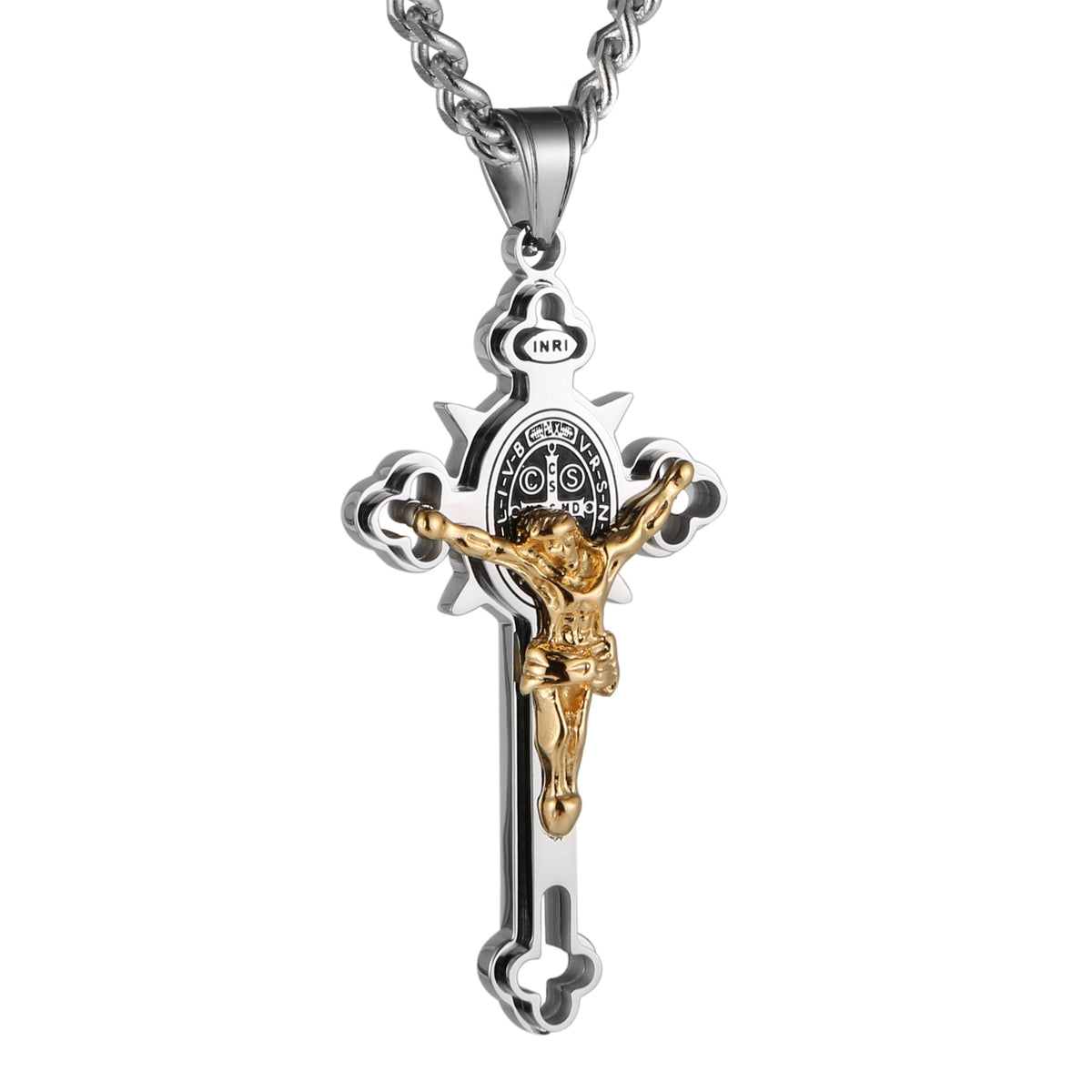 st-benedict-crucifix-cross-pendant-necklace