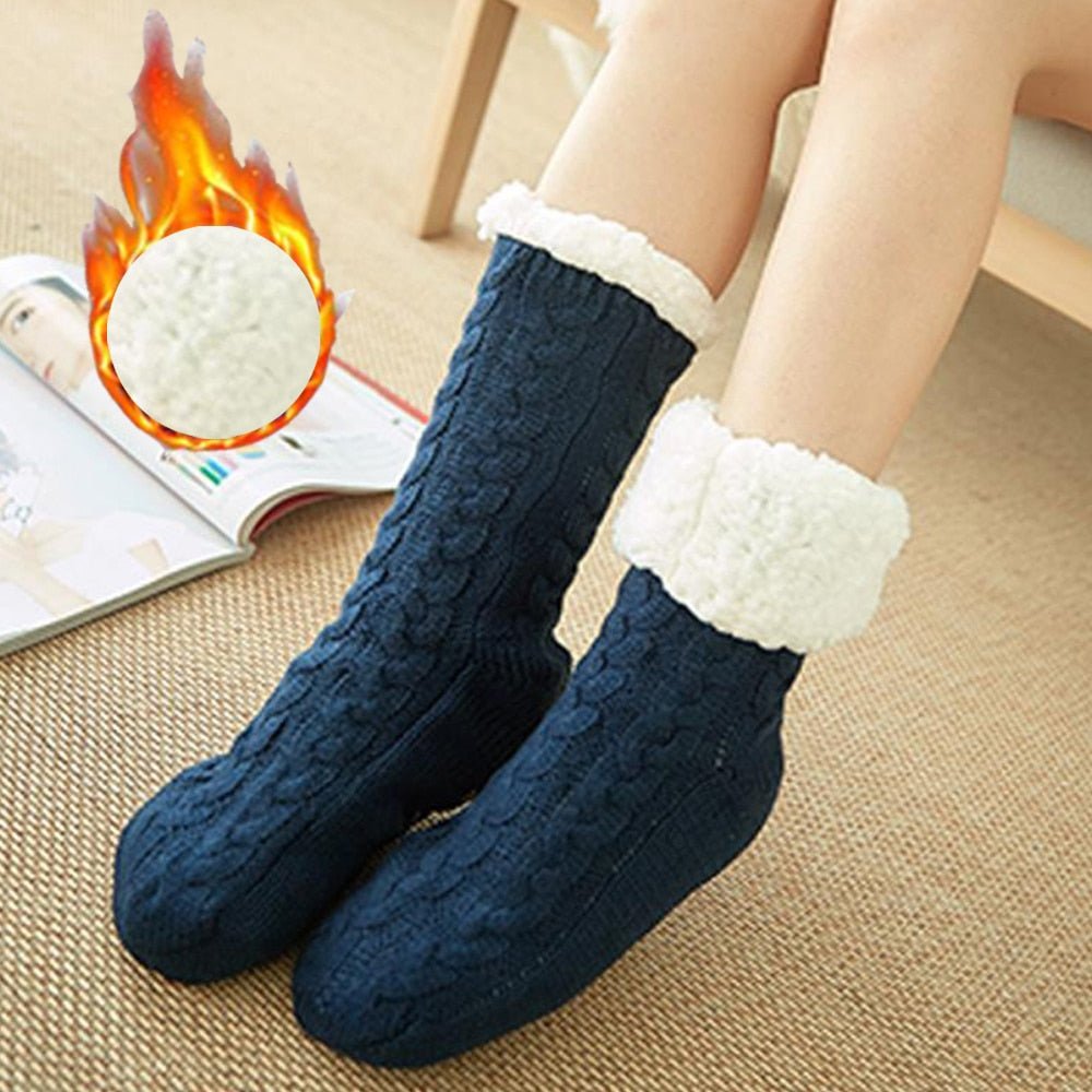 winter-home-socks-slippers-women-nonslip-thicken-warm-soft-cotton-sock