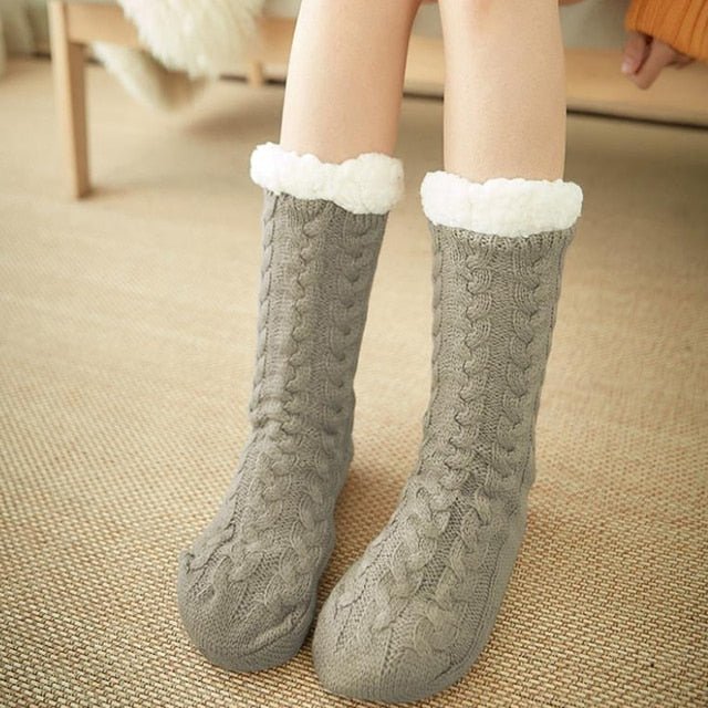 winter-home-socks-slippers-women-nonslip-thicken-warm-soft-cotton-sock