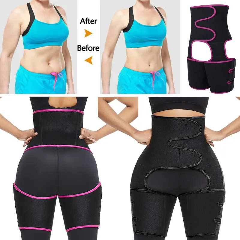 women-sweat-slim-trimmer-thigh-double-strap-butt-lifter-butt-thigh-thermal-sculpting-belt