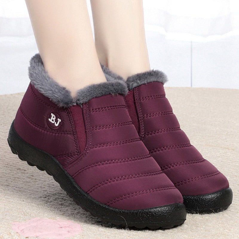 womens-boots-slip-on-winter-shoes-waterproof-ankle-boots